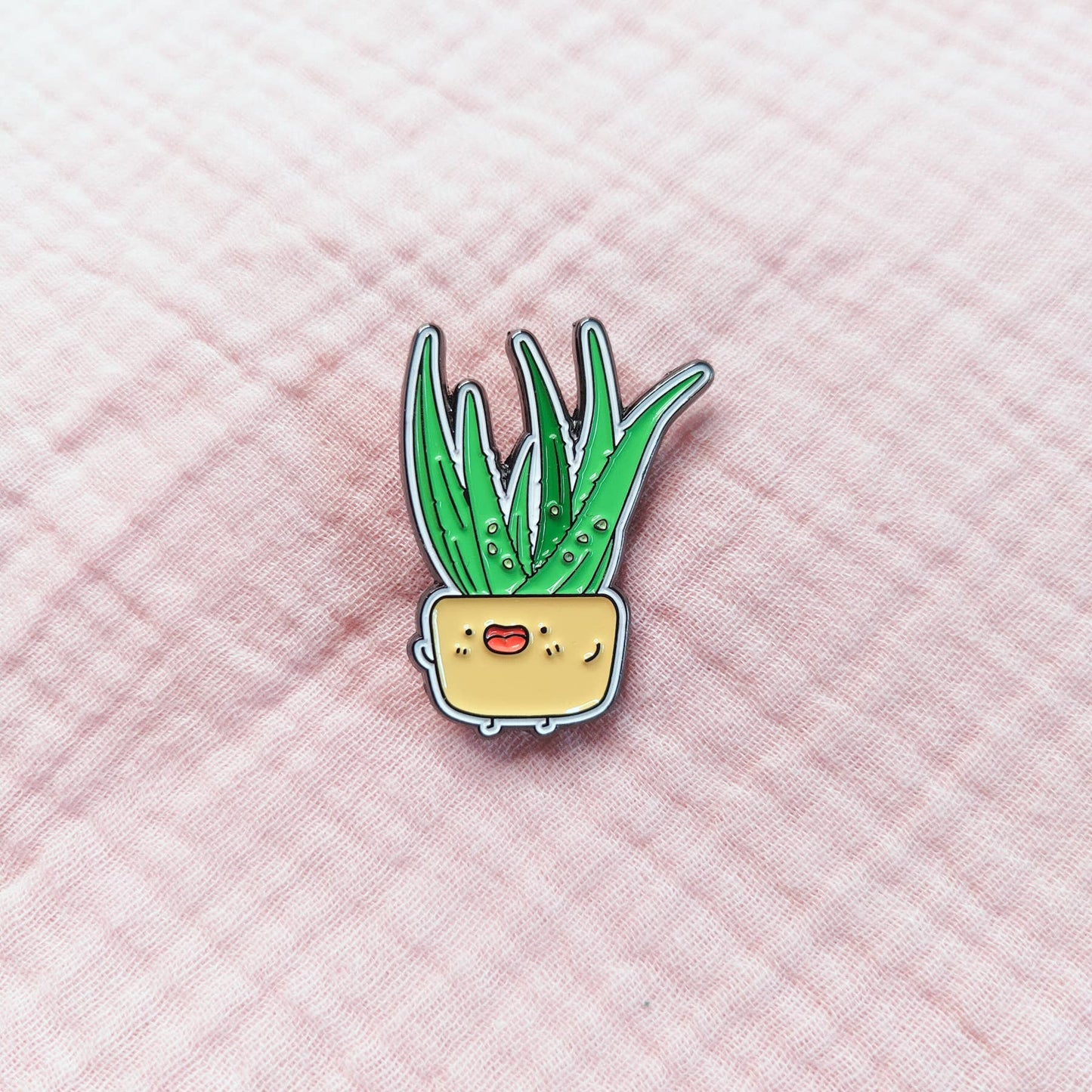 Aloe Vera Soft Enamel Pin
