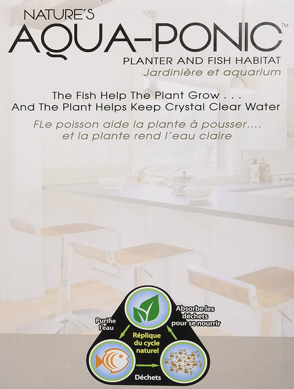 Aqua-Ponic Betta Tank & Hydroponic Planter – 0.5 Gallon