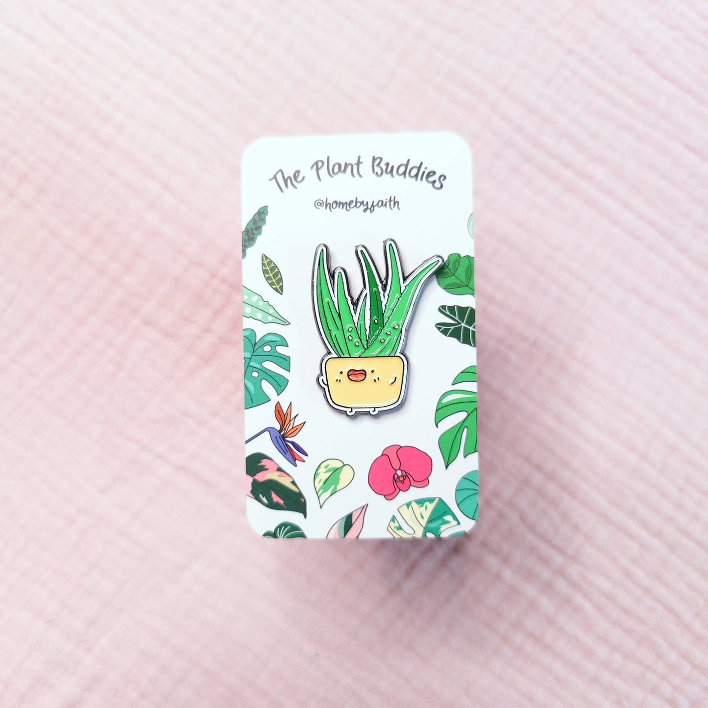 Aloe Vera Soft Enamel Pin