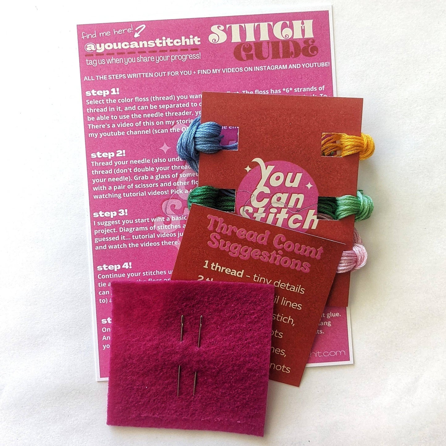 Skull Embroidery Kit