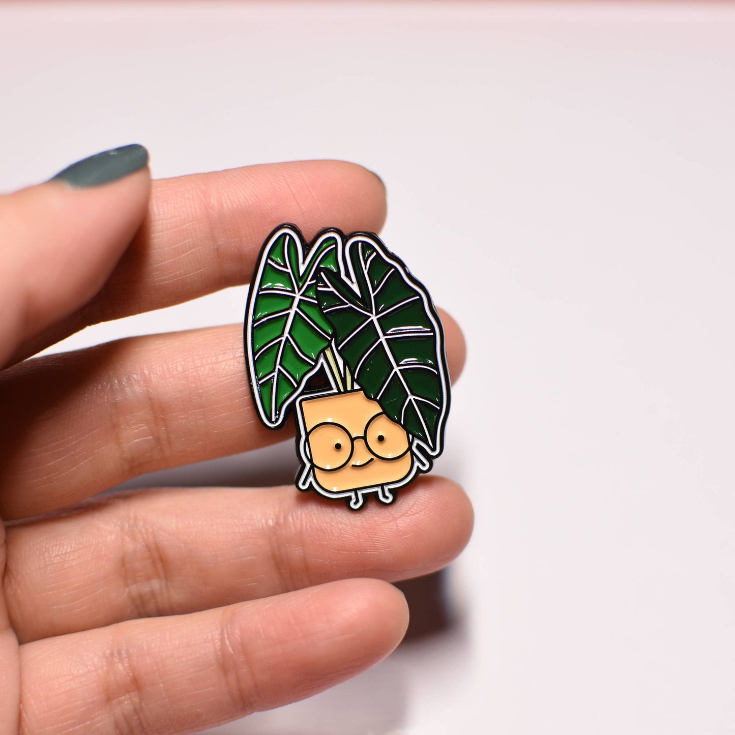 Alocasia Plant Enamel Pin