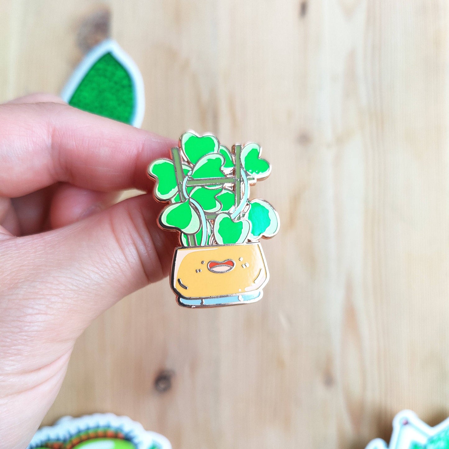 Variegated Hoya Kerrii Enamel Pin