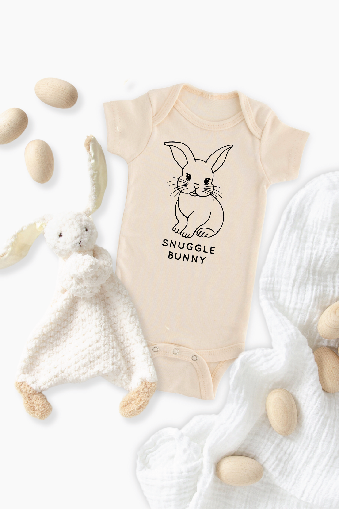 Snuggle Bunny Baby Bodysuit | Onesie | Baby Clothing | Easter Gift