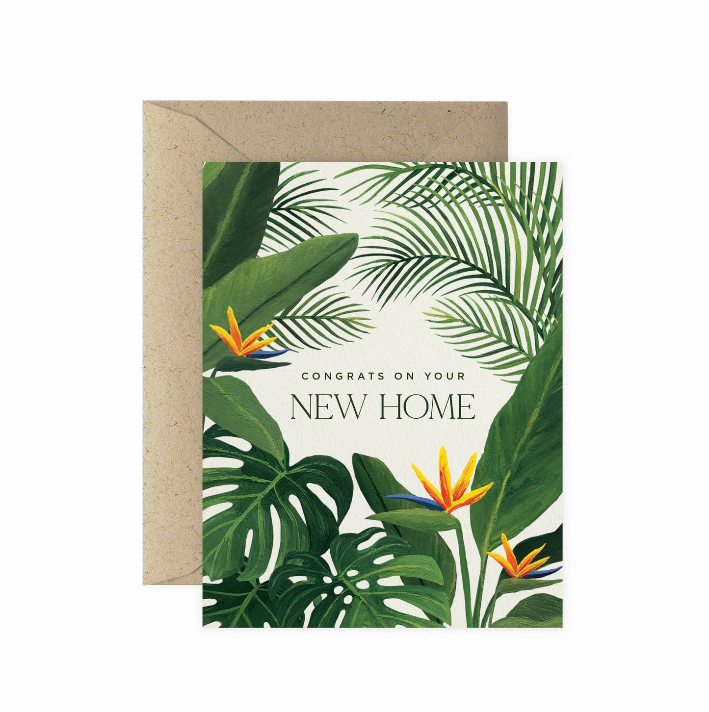 New Home Tropical Greeting Card | Housewarming Congrats