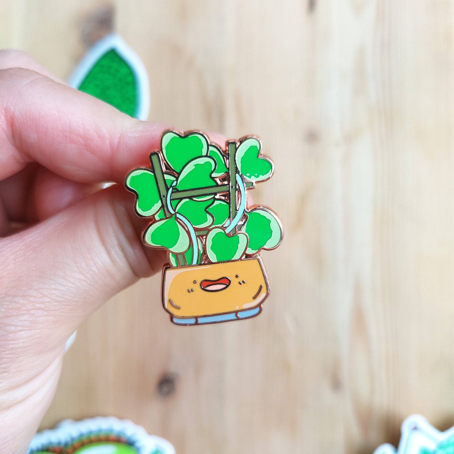 Variegated Hoya Kerrii Enamel Pin