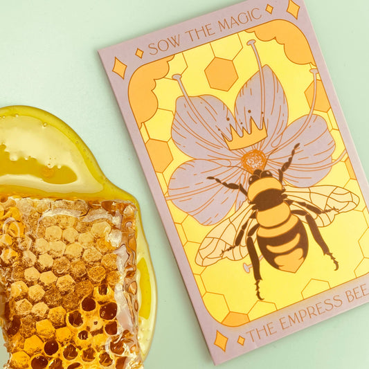 The Empress Bee Tarot Garden + Gift Seed Packet