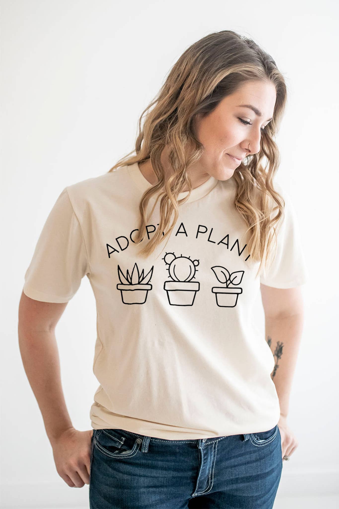 Adopt a Plant Graphic Tee | Womens Clothing T Shirts