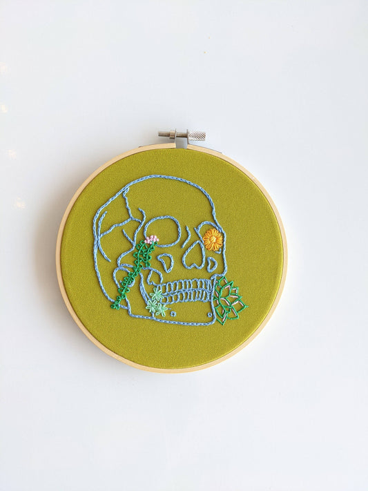 Skull Embroidery Kit