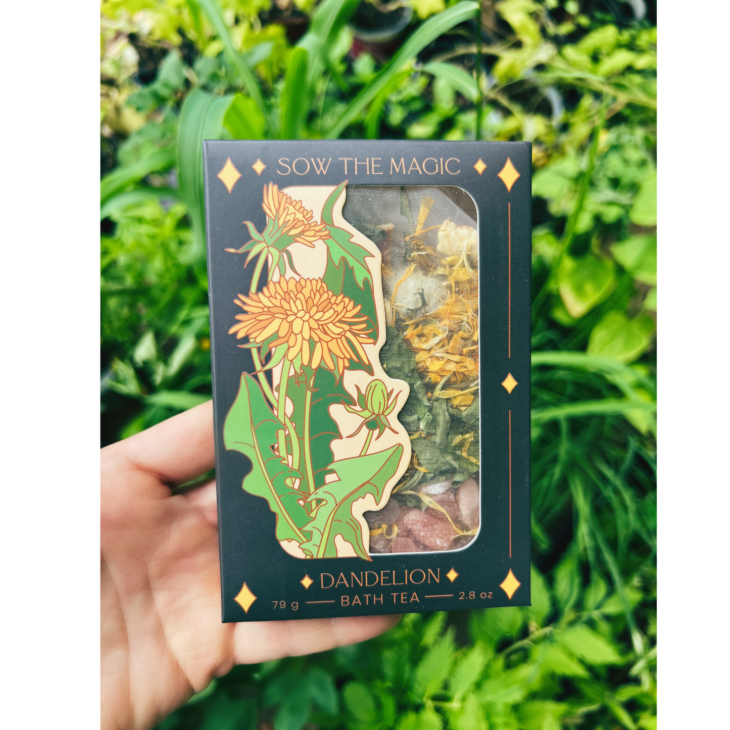 Dandelion Tarot Botanical Bath Tea Box