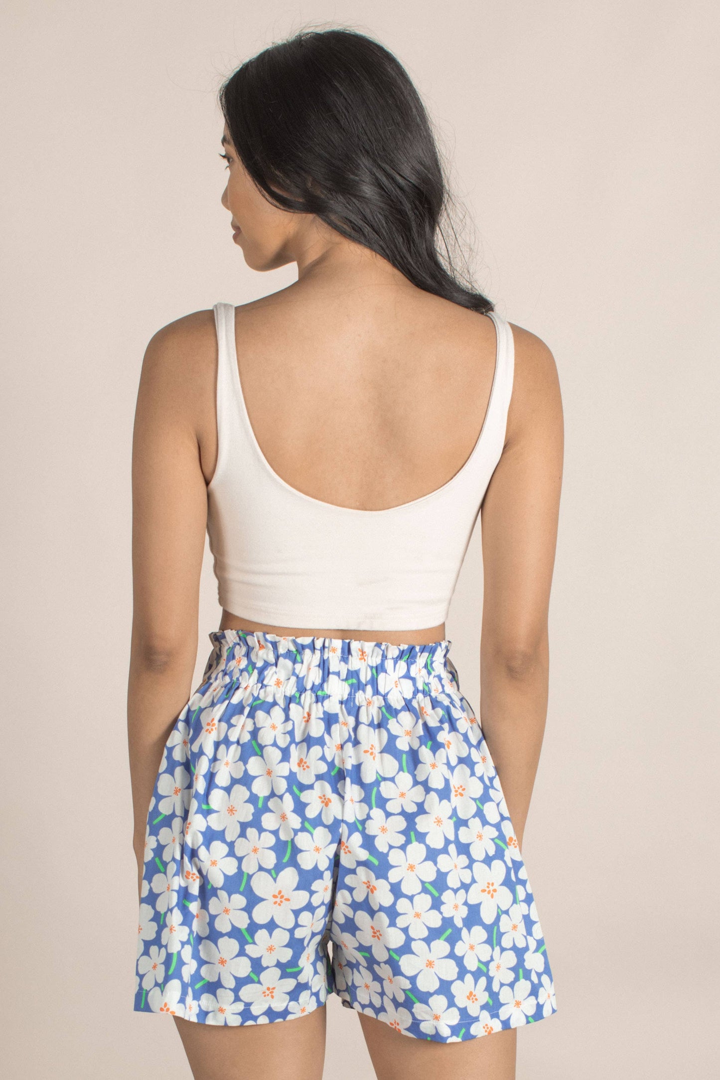 SUPER SALE Floral Cotton Shorts