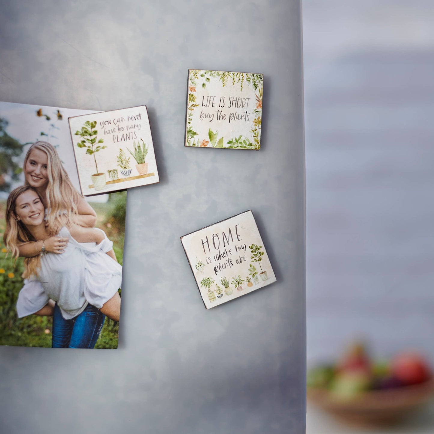 Life Is Short Buy The Plants Magnet Set