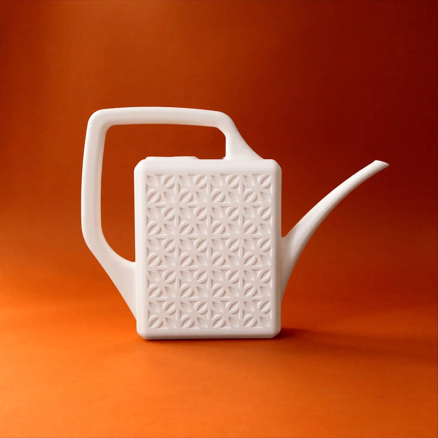 Breeze Block Watering Can - Ivory