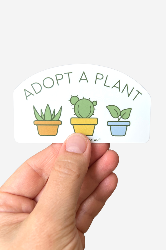 Adopt a Plant Sticker | Summer Gift