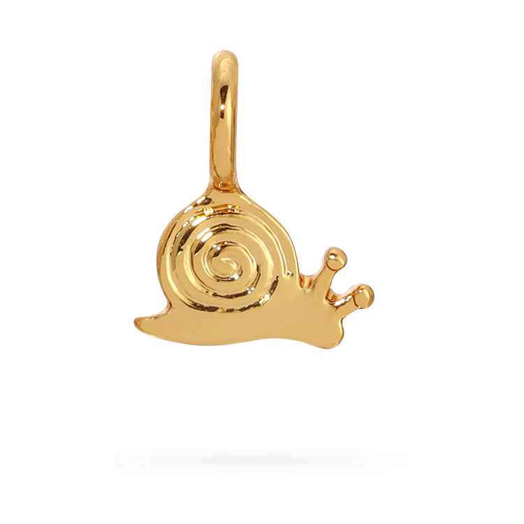 Charm Garden - Snail Charm - Gold