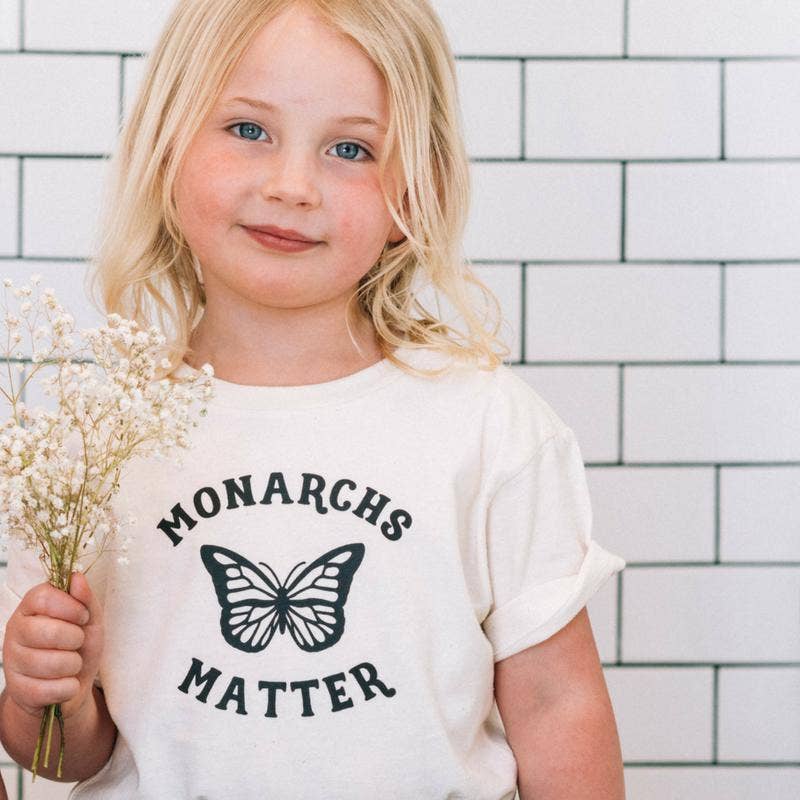 Monarchs Matter T shirt | Kids Butterfly Graphic Tee | Kids Clothes | Spring 2024