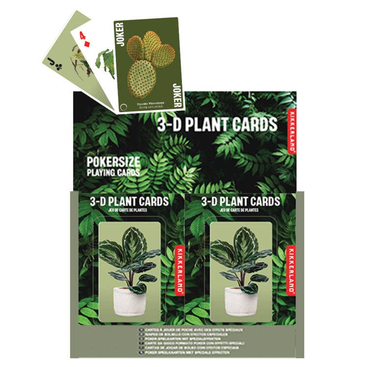 3D Plant Playing Cards