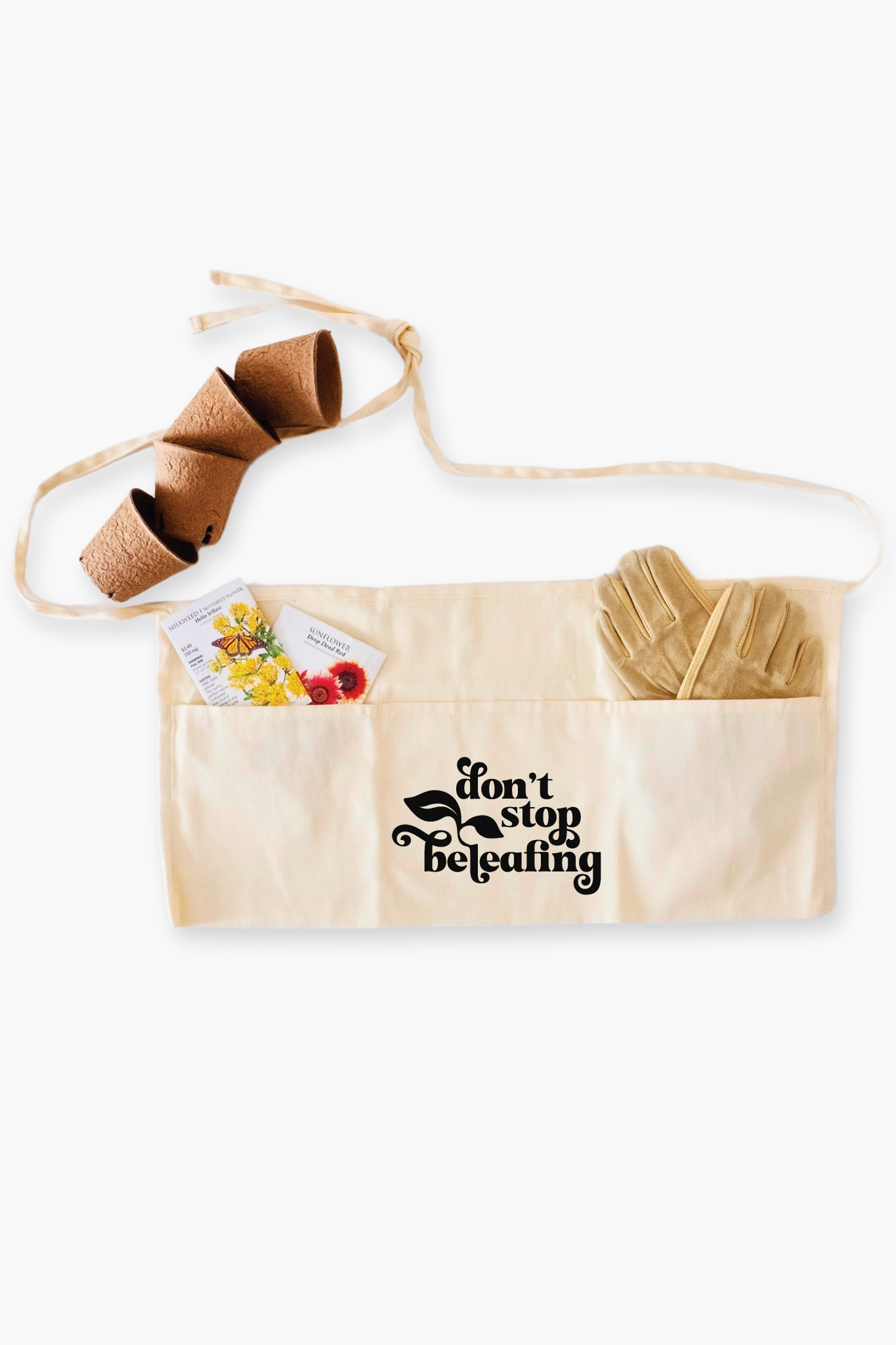 Don't Stop Beleafing Garden Apron | Spring 2024 | Gardener Gift