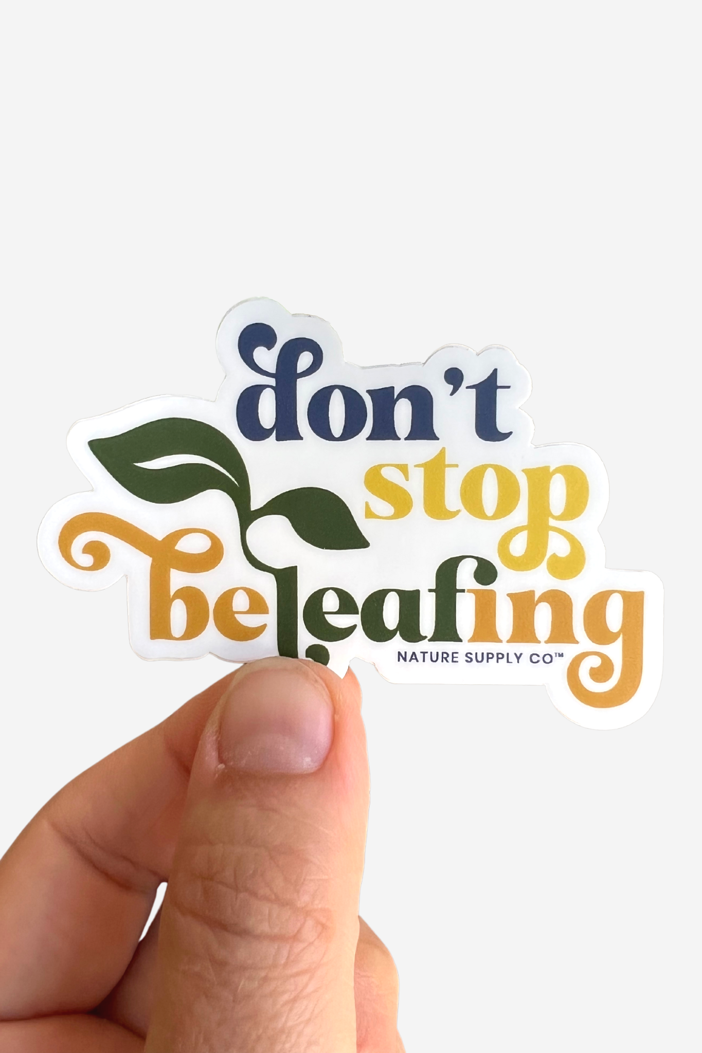 Don't Stop Beleafing Sticker | Summer Gift