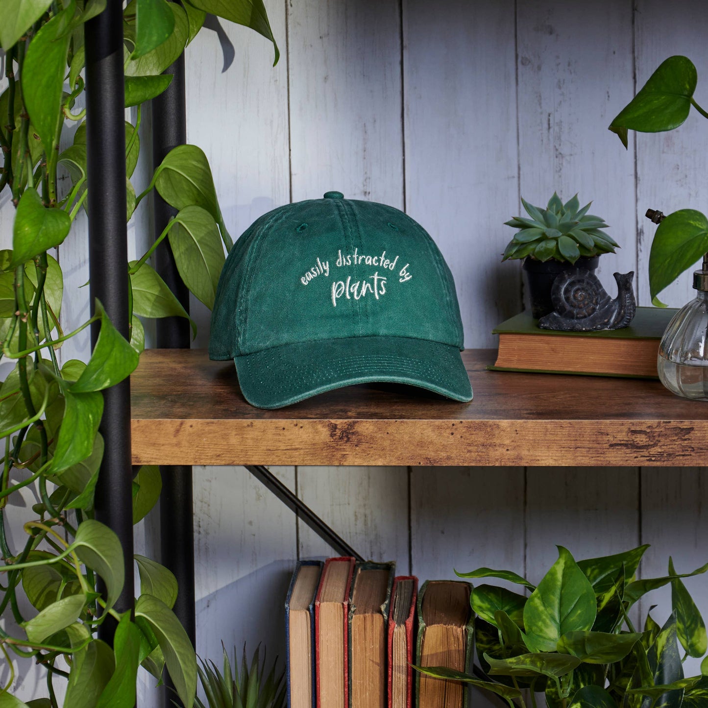 Distracted By Plants Baseball Cap