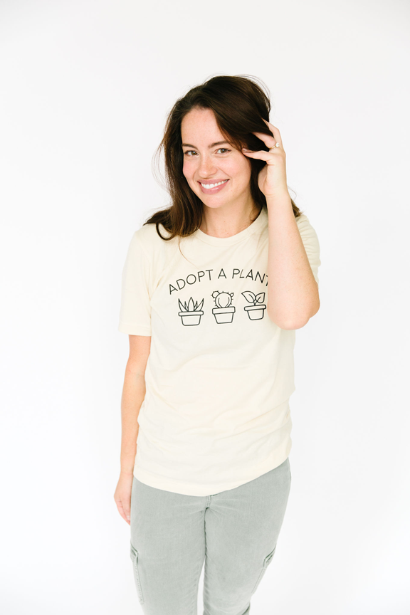 Adopt a Plant Graphic Tee | Womens Clothing T Shirts