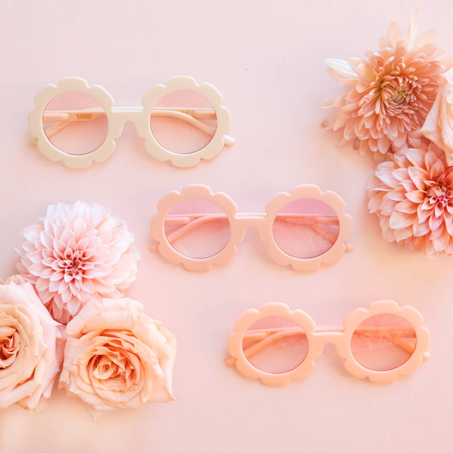 Kids Flower Sunglasses | Ivory