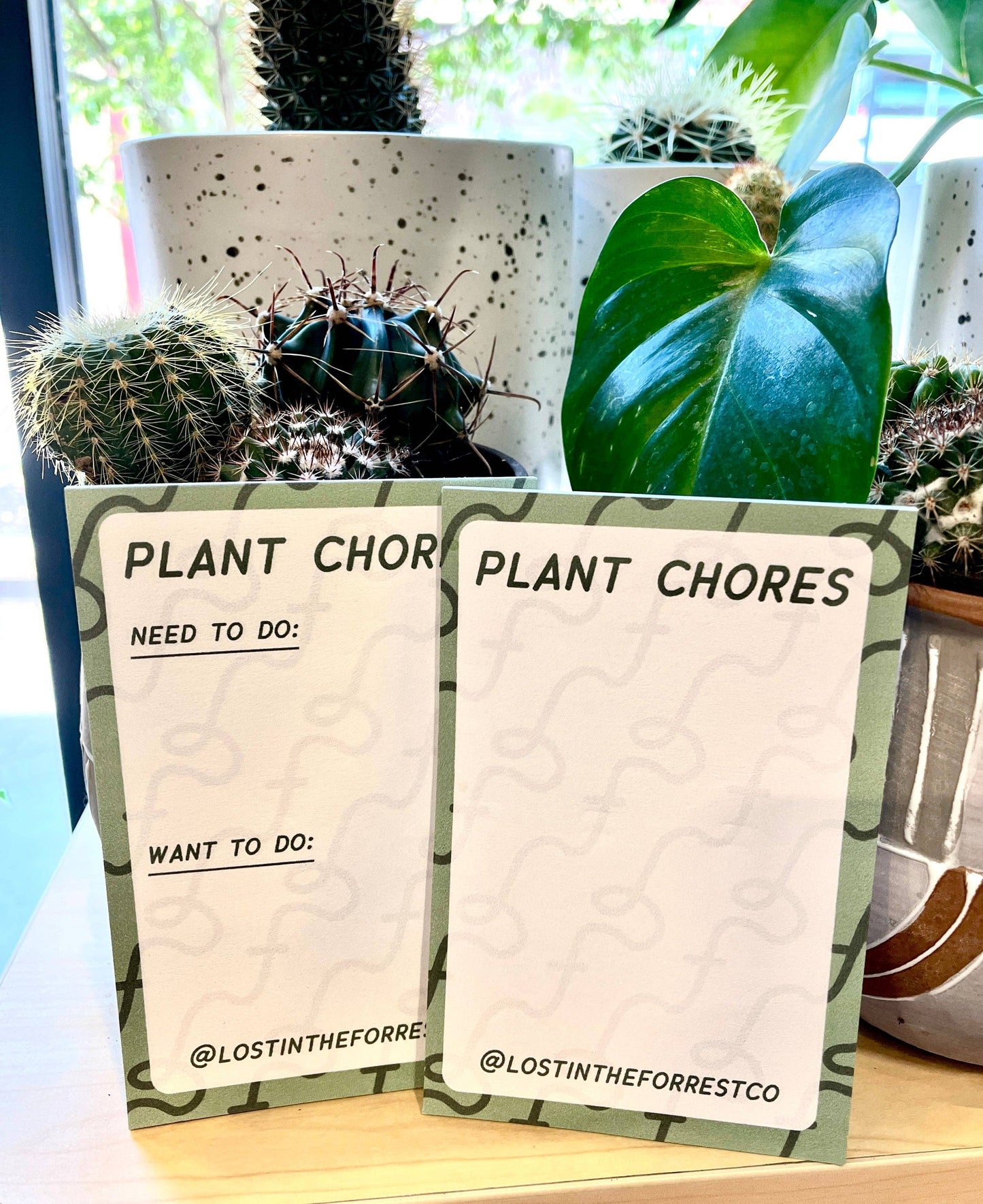 LITF "Plant Chores" Sticky Notes