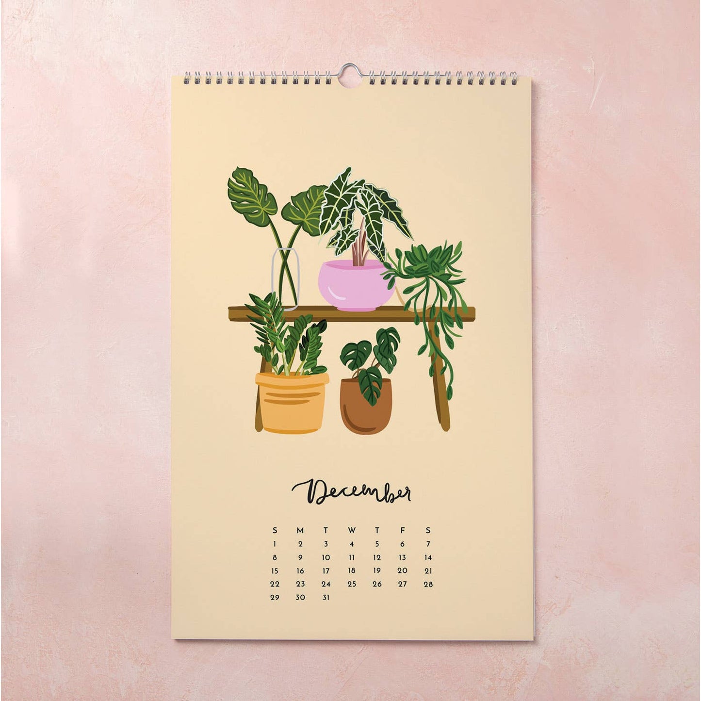 2024 Plants Wall Calendar - Plant Lover Christmas Gift