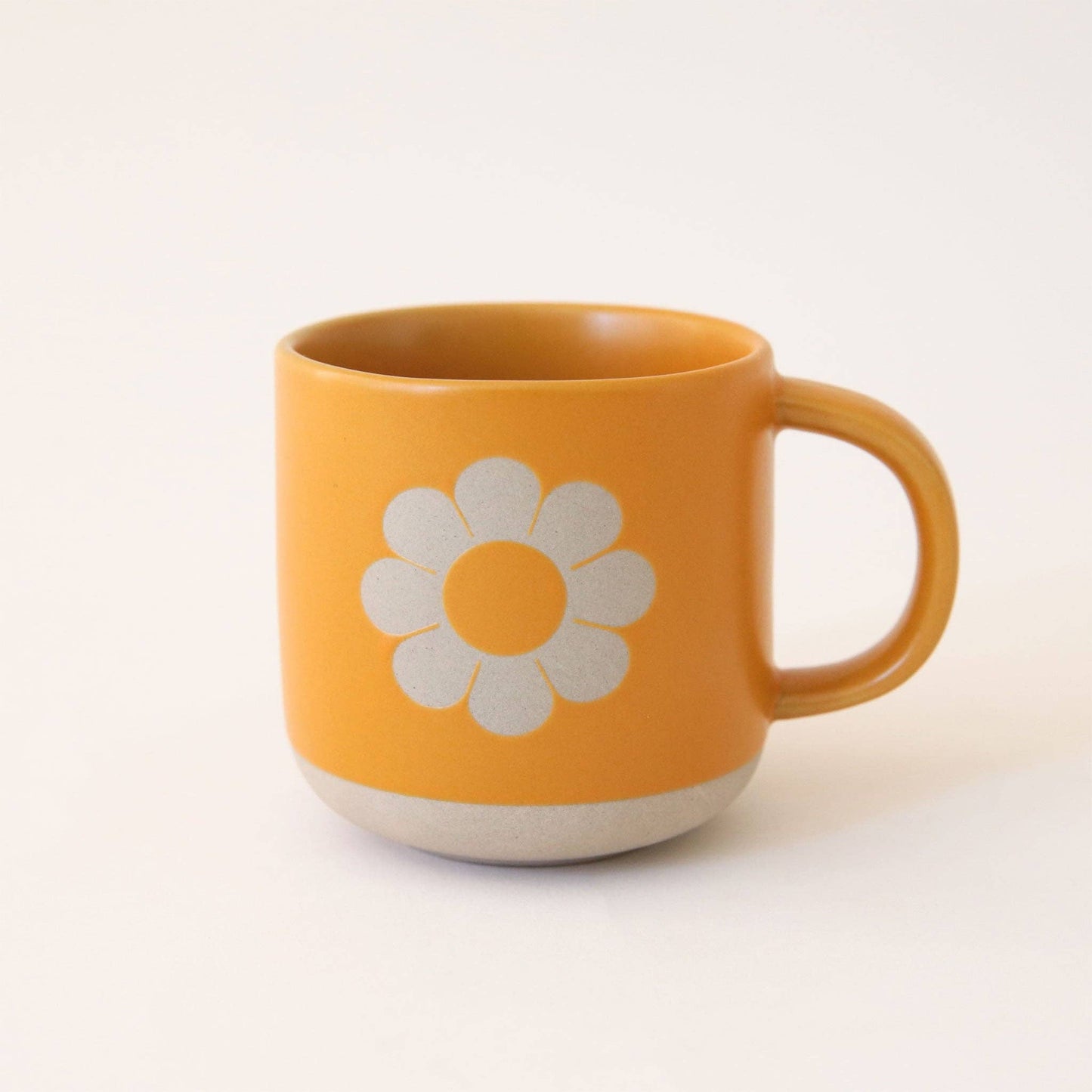 Retro Flower Ceramic Mug