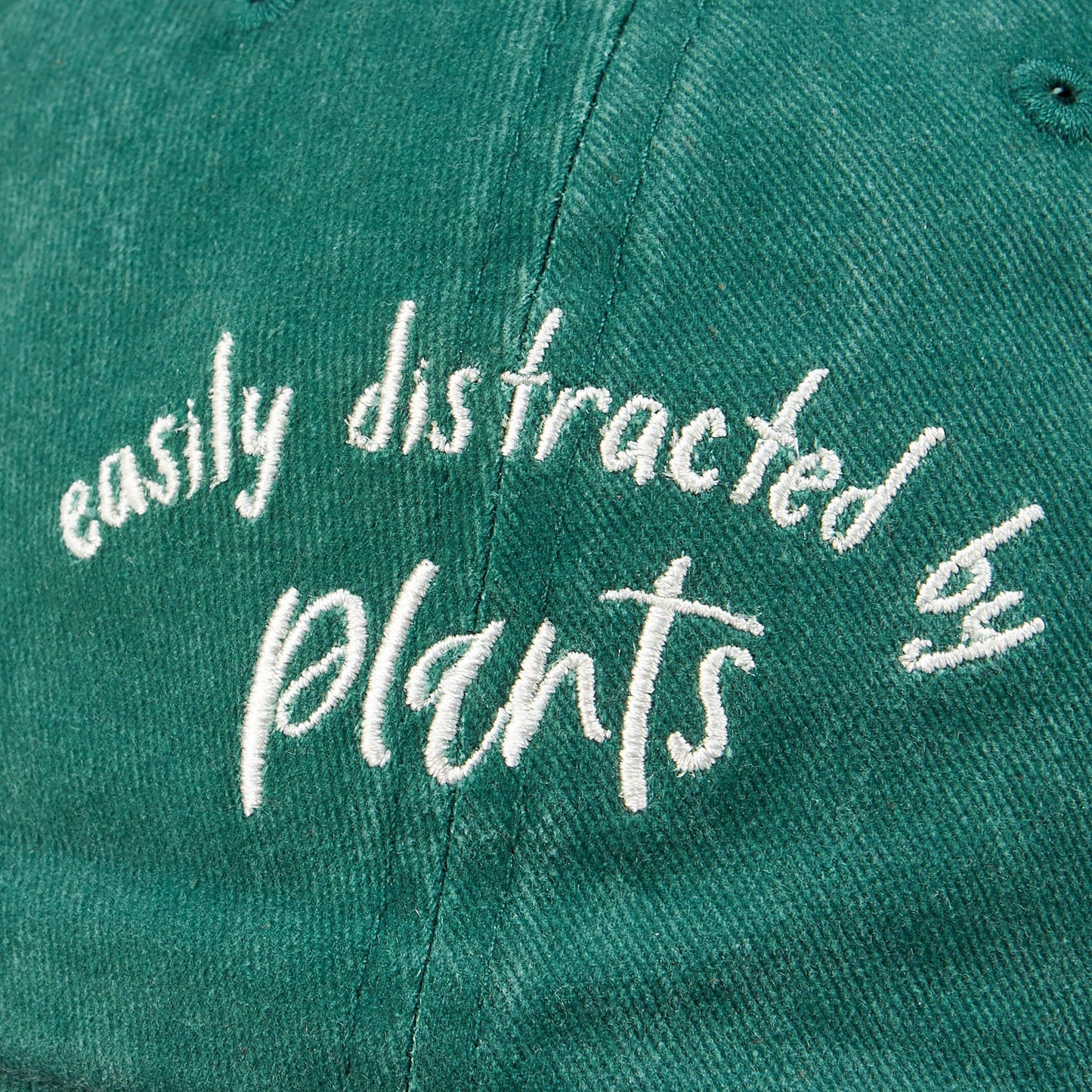 Distracted By Plants Baseball Cap