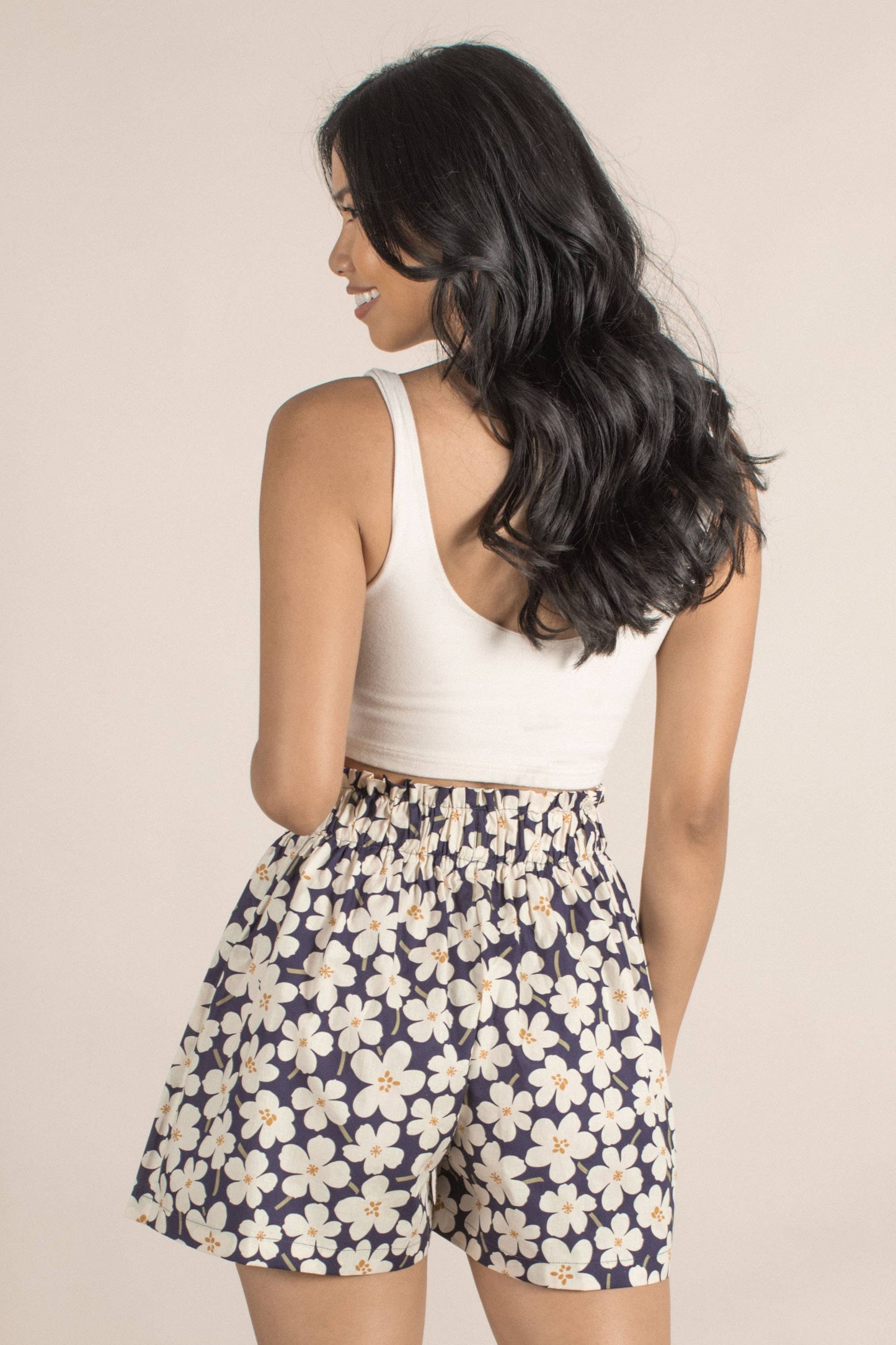 SUPER SALE Floral Cotton Shorts