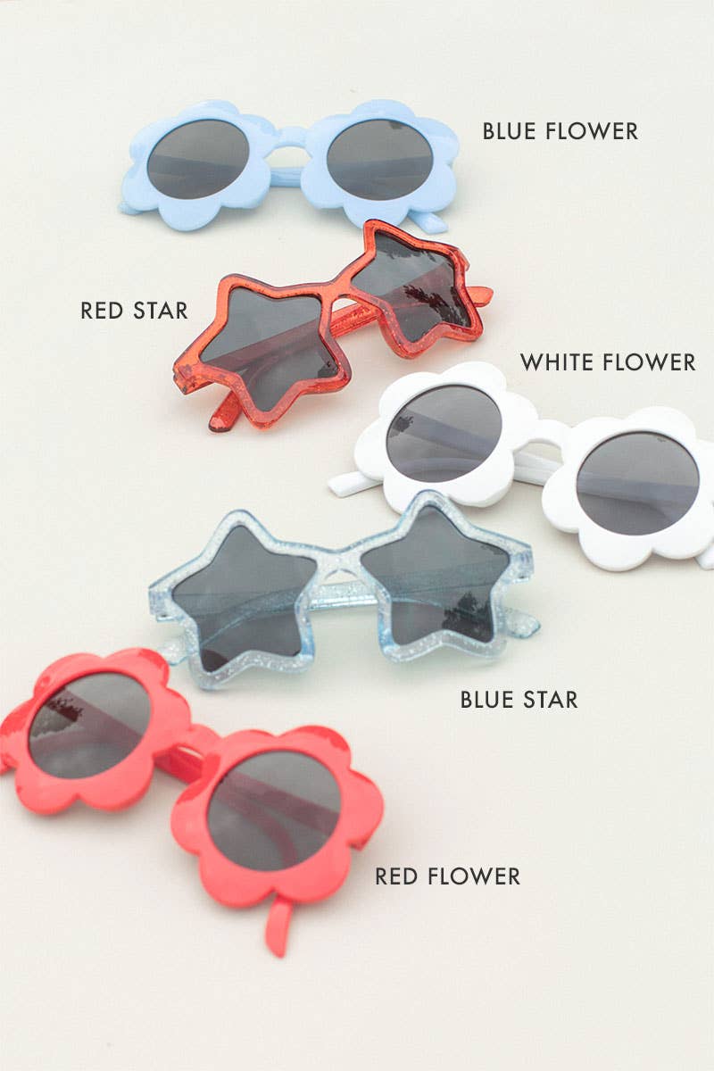 Fourth of July 4 Kids Sunglasses