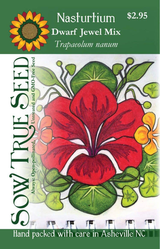 Nasturtium Seeds - Dwarf Jewel Mix