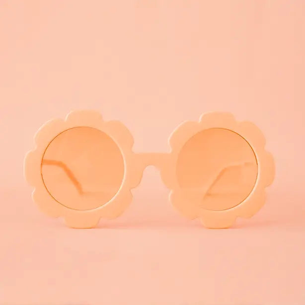 Adult Flower Sunglasses | Apricot