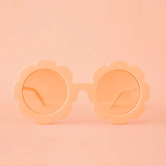 Adult Flower Sunglasses | Apricot