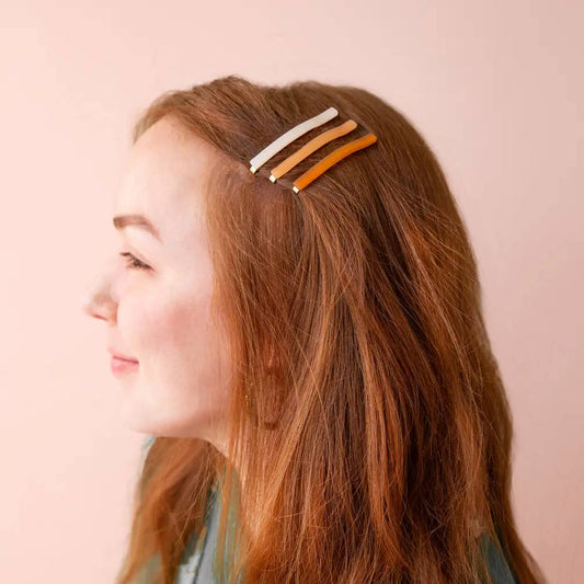 Acetate Bobby Pins | Honey