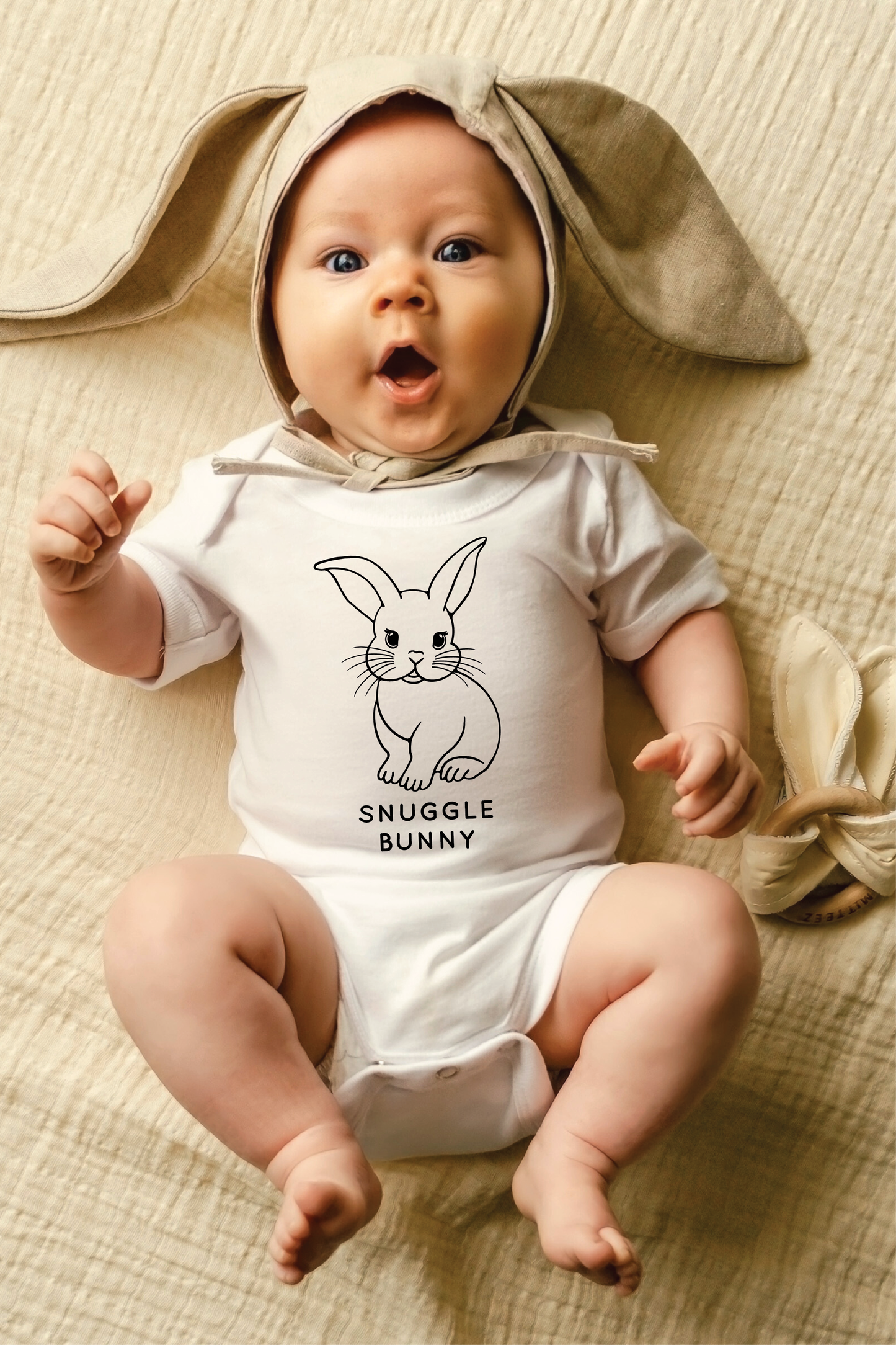 Snuggle Bunny Baby Bodysuit | Onesie | Baby Clothing | Easter Gift