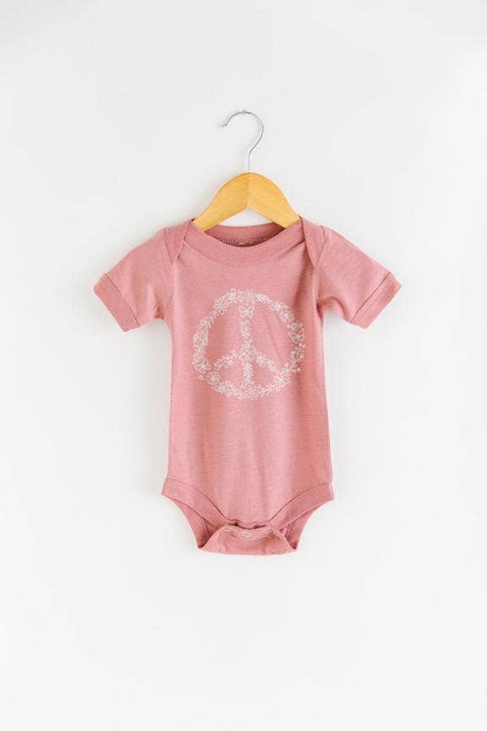 Pollinator Peace Sign Baby Bodysuit | Onesie | Baby Clothing | Easter Gift