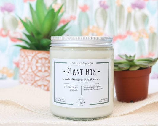 8 oz Plant Mom Soy Candle