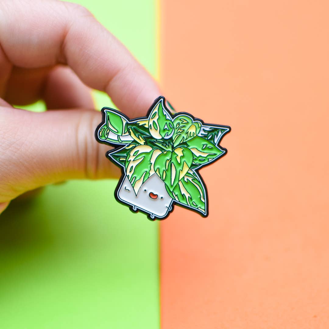 Pothos Enamel Pin Enamel Pin