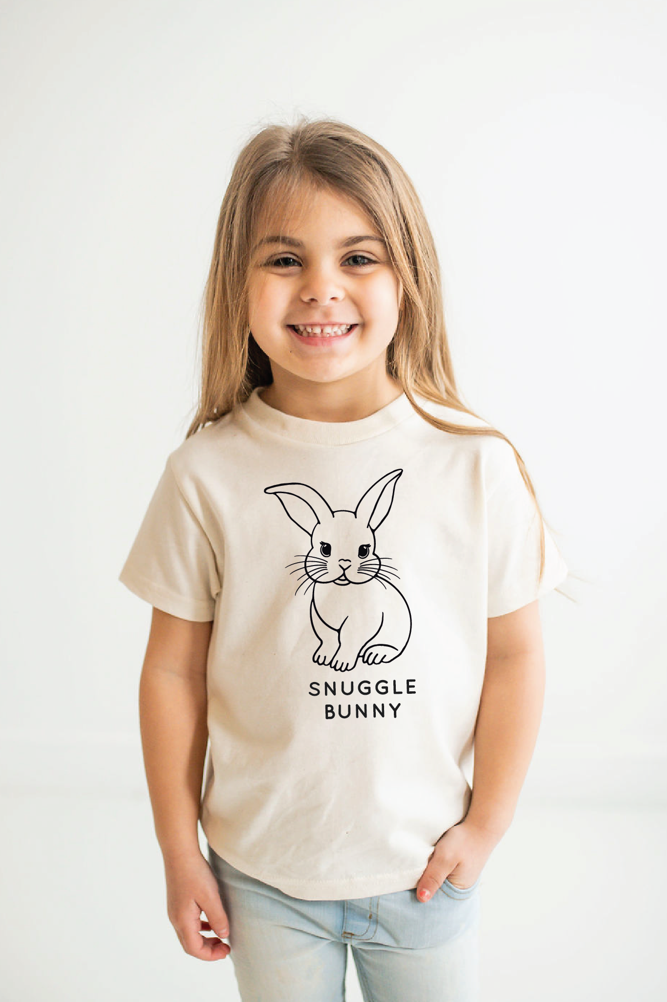 Snuggle Bunny T shirt | Kids Graphic Tee | Spring 2024 Easter Gift